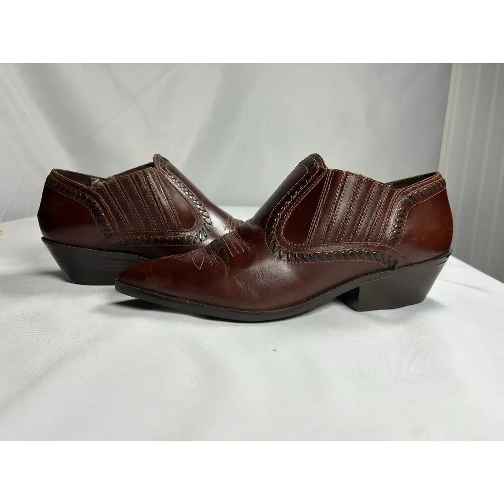 Venus genuine leather women’s brown  Shoes Made in Brazil size 9 western